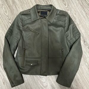 Banana Republic Suede Moto Jacket